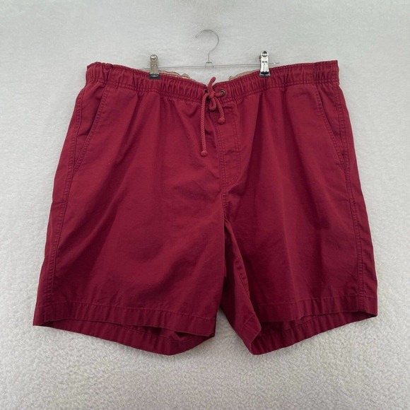 L.L. Bean Other - L.L. bean Mens shorts size XXL Classic fit drawstring Red outdoor organic cotton